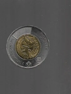 Canada 2023 Non-Coloured Twoonie 1952-2022 RIOPELLE IN LOW CIRC. COND. - Picture 1 of 2