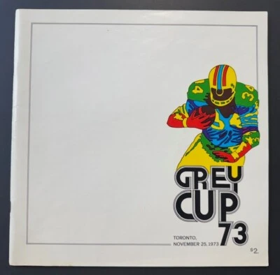1973 Grey Cup Program CFL Football Exhibition Stadium Ottawa vs Edmonton Eskimos - Image 1 of 4
