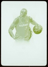 2013-14 Panini FLAWLESS #7 ~ YELLOW PRINTING PLATE 1/1 ~ Dwyane Wade
