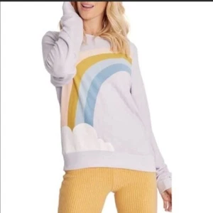Neu ohne Etikett WildFox Cloud Baggy Strandpullover mit Rundhalsausschnitt Größe L - Bild 1 von 7