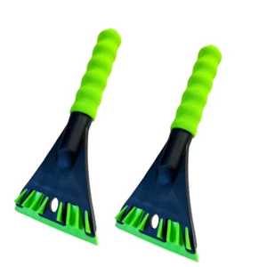 2x Eiskratzer mit verstärkten Eisbrecher-Kanten, Scheibenkratzer Softgriff 1159 - Bild 1 von 7