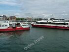 Photo 6x4 Red Jet about to dock Ocean Village Red Funnel catamaran &quot; c2010
