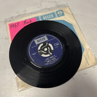 SMALL FACES - 1967 - "I CAN'T MAKE IT" - DECCA - F.12565 - VG - Image 1 of 2