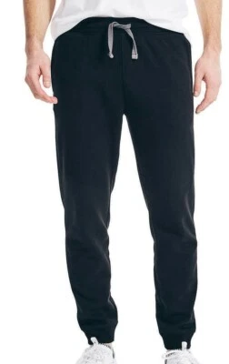 Новый с Ярлыками Nautica мужской средний вес флис бегун темно-брюки - Изображение 1 из 4
