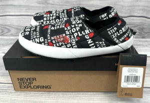 THE NORTH FACE THERMOBALL TRACTION MULE V SLIPPERS Men's Size 11 BLACK HALF DOME - Picture 1 of 9