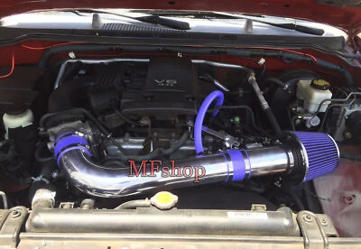 Blue For 2005-2019 Nissan Frontier Xterra 4.0L V6 Air Intake Kit + Filter - Image 1 of 2