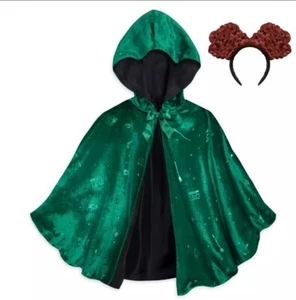 DISNEY STORE Winifred Sanderson WINNIE Costume HOCUS POCUS Cape Wig Set NEW - Picture 1 of 7