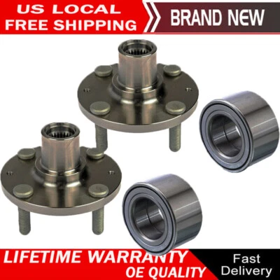 Conjunto de bujes y cojinetes de rueda delantera para Hyundai Accent TX 2000 2001 2002-2011 Foto 1 de 4