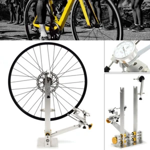 Platform Bike Wheel Hub Display Stand Bicycle Repair Truing Mechanic Tool New - Picture 1 of 10