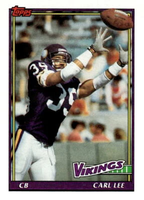 1991 Topps #388 Carl Lee - Image 1 of 2