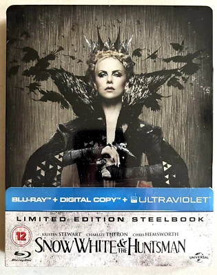Snow White & The Huntsman (2012, Blu-ray)(SteelBook) [UK imp, R-ALL][NEW][OOP] - Image 1 of 4