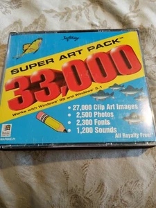 1995 Super Art Pack 33,000 Works with Windows 95 And Windows 3.1 #25 - Picture 1 of 4