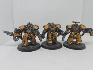 Centurion Devastators Imperial Fists Painted Space Marines Warhammer 40k - Picture 1 of 7