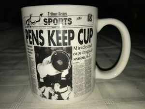 Lemieux PITTSBURGH PENGUINS 1992 Stanley Champions PENS KEEP CUP 12oz Coffee Mug - Picture 1 of 7