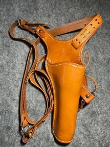 El Paso Saddlery N Vaquero 5 1/2 104 Leather Holster Rig - Picture 1 of 12