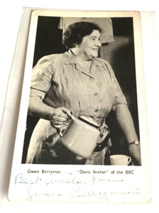 Gwen Berryman Archers echt handsigniertes Autogrammfoto RPP 1950er - Bild 1 von 2