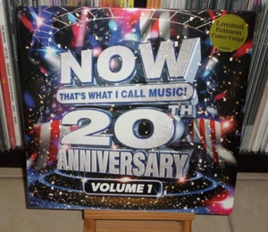 NOW THAT'S WHAT I CALL MUSIC 20TH ANNIVERSARY VOL 1 BLUE/RED LP BACKSTREET BOYS - Picture 1 of 6