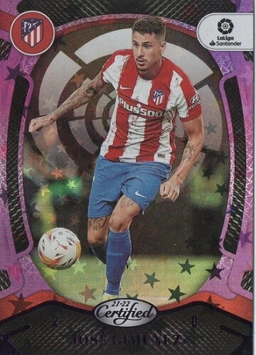 2021-22 Chronicles Certified  La Liga "PURPLE Parallel" Jose Gimenez #143 - Image 1 of 1