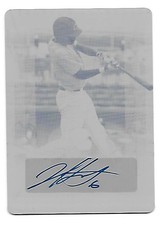 JARED HART 1/1 AUTO 2017 LEAF PERFECT GAME YELLOW PRINT PLATE AUTOGRAPH TULANE