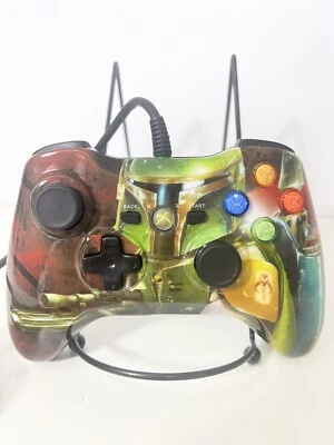 Controlador Power A Star Wars Boba Fett Xbox 360 Gamepad con cable RARO PowerA Foto 1 de 4