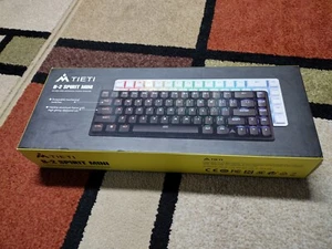 TIETI Wired Mechanical Keyboard, RGB Backlit Ultra-Compact, 67 Keys Gaming New - Picture 1 of 3