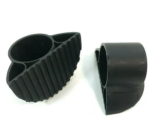(Set of 2) Ab Circle Pro Replacement Feet Foot End Cap Genuine OEM - Picture 1 of 8