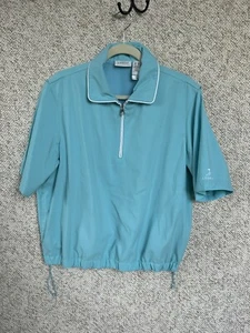 LizGolf Jacke Damen Extra Large Golf Windbreaker XL hell hellblau - Bild 1 von 14