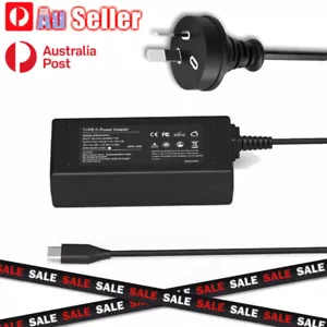 65W USB C Type C For HP Chromebook Lenovo/Acer/Asus/Samsung Power Laptop Charger - Picture 1 of 8