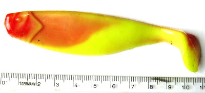 sehr weicher Gummifisch von Mann`s Länge ca 10cm 2 Farben - Bild 1 von 4