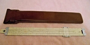 Vintage PICKETT Rechenschieber Modell Nr. 1010-T Trig mit Ledertragetasche - Bild 1 von 3