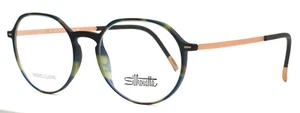 SILHOUETTE SPX 2918 75 5530 Wild Moss Rosegold Unisex Eyeglasses 49-18-145 A - Picture 1 of 15