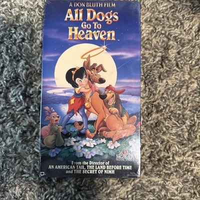 All Dogs Go to Heaven VHS (1989) Don Bluth MGM UA Home Video – Sealed New - Image 1 of 4