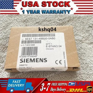 New Siemens 6ES7131-4BB00-0AB0 6ES7 131-4BB00-0AB0 SIMATIC DP 5 ELECTRON MODULES - Picture 1 of 1