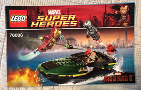 LEGO MANUAL 76006 IRON MAN SUPER HEROES MARVEL KILLIAN INSTRUCTION GUIDE BOOKLET