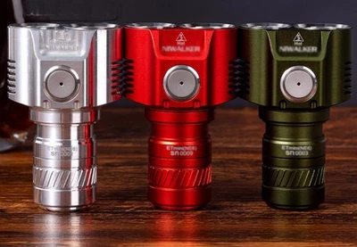 Mini linterna de doble cabezal 1500 lúmenes USB tipo c recargable EDC antorcha diaria - Imagen 1 de 4