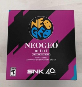 SNK NEOGEO MINI INTERNATIONAL Neo Geo Mini