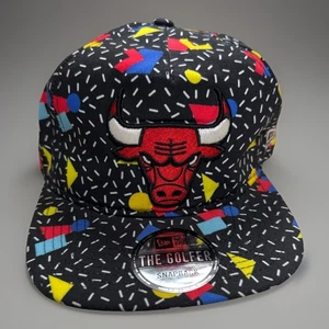 Cappello New Era NE The Golfer Chicago Bulls retrò anni 90 regolabile - Foto 1 di 3