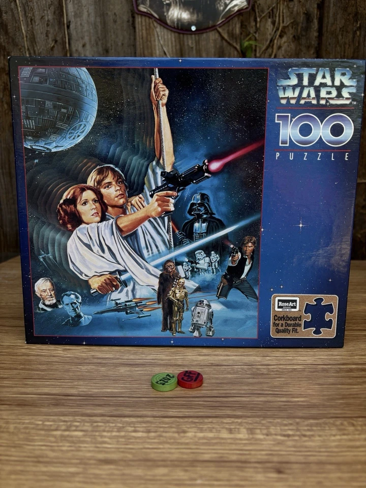 Rompecabezas de corcho LUKE AND LEIA SWING Star Wars 100 piezas arte rosa 584 Foto 1 de 2