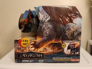 NEU 2025 How to Train Your Dragon Titan Red Death Volcano Island Actionfigur - Bild 1 von 4