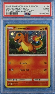Charmander 18A/147 Alternate Art Holo Graded MINT - Picture 1 of 2