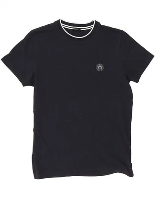 Camiseta Top MASSIMO DUTTI Para Hombre Mediana Azul Marino Algodón KI10 Foto 1 de 3