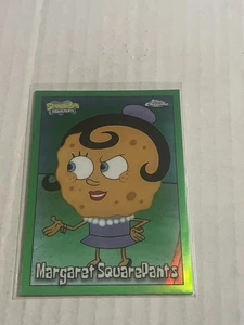 2025 Topps Cromo Bob Esponja Margaret Pantalones Cuadrados Kelp Verde Refractor - Imagen 1 de 2