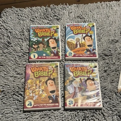 Buck Denver asks "What's in the Bible" Volumes 1-4 - Image 1 of 4