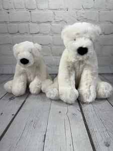 Jellycat Eisbär weiches Plüschtier Stofftier 9 Zoll & 7 Zoll cremeweißer Bär London - Bild 1 von 12