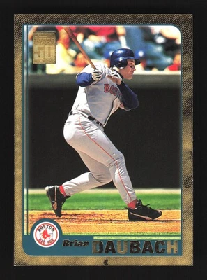 Brian Daubach Boston Red Sox 2001 Topps Gold #434 SN /2001 - Image 1 of 2