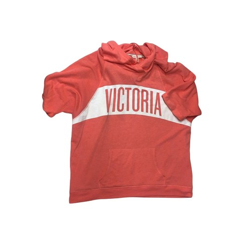 UNDERCOVER Felpa con cappuccio Victoria’s Secret Boyfriend arancione pullover donna grande accogliente