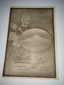 De colección Portland Heilig Programa de Teatro MR FRAZEE Antiguo ADS Salón de Baile de Cristal 1914 - Imagen 1 de 15