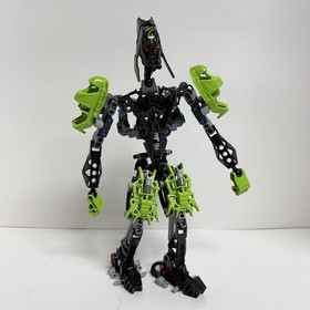 Lego Bionicle Tuma 8991 Black Gray Green Incomplete Action Figure READ