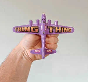 Maisto Marvel Series Fantastic Four The Thing Die Cast B-17G Plane Purple  - Picture 1 of 6