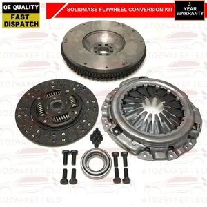 FOR NISSAN NAVARA NP300 PATHFINDER 2.5 YD25 CLUTCH SOLID FLYWHEEL CONVERSION KIT - Picture 1 of 24